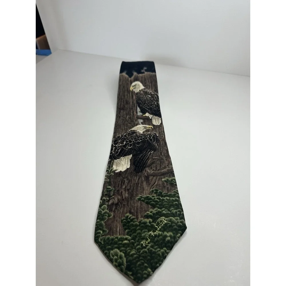 Endangered Species Tie 1996‎ The Nesting Call By Rod Frederick Silk Classic